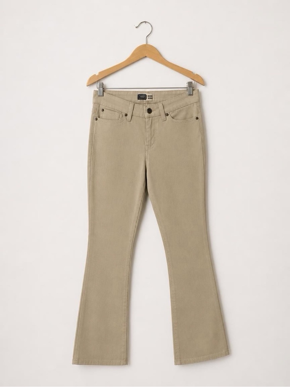 Signature by Levi Strauss Khaki Flare Jeans